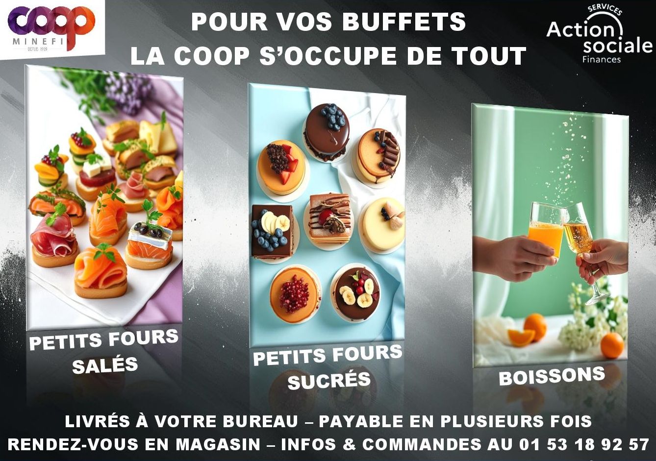 Offre traiteur pour vos buffets